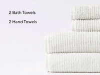 Temescal Organic Minimalist Towel Set of 4 
