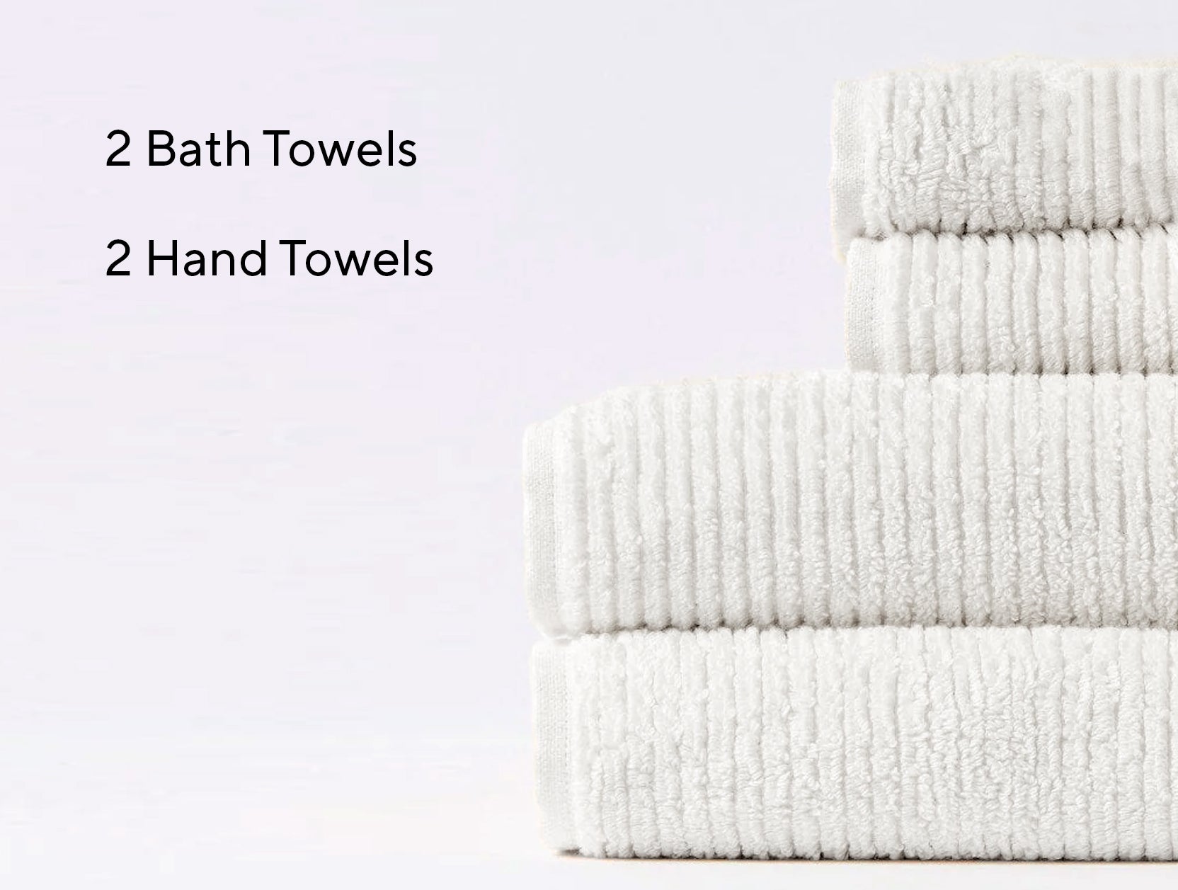 Temescal Organic Minimalist Towel Set of 4 