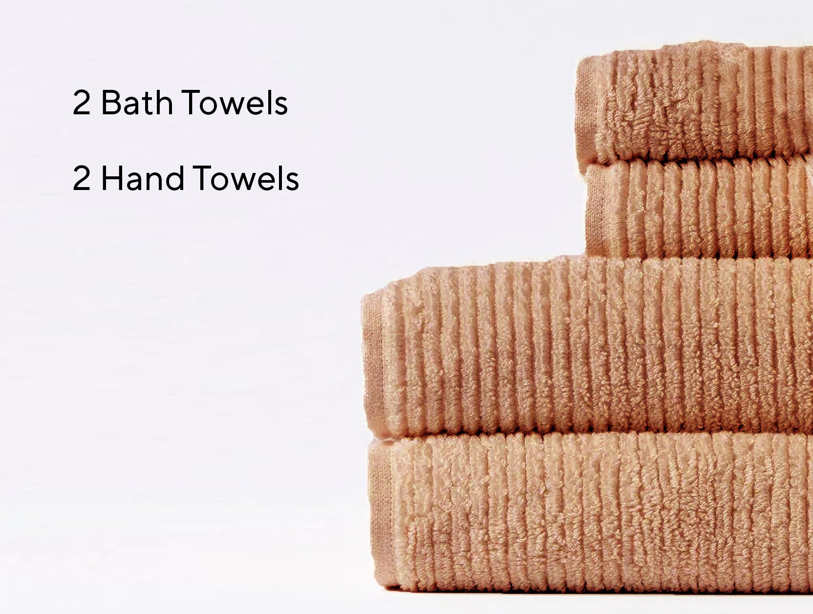Temescal Organic Minimalist Towel Set of 4 
