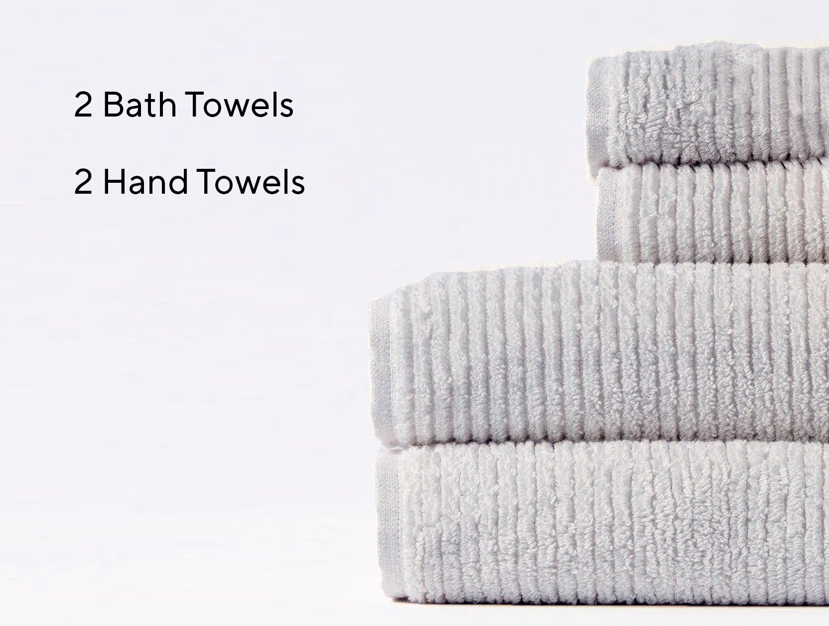 Temescal Organic Minimalist Towel Set of 4 