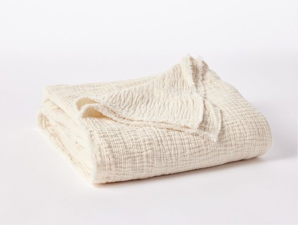 Topanga Organic Matelasse Throw – Coyuchi