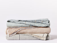 Topanga Organic Matelasse Striped Blanket