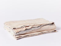 Topanga Organic Matelasse Striped Blanket 