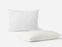 Down Pillow + Washable Wool Protectors Bundle