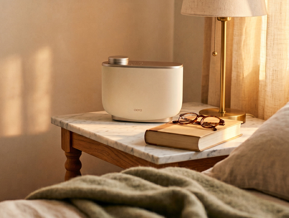 Aera Diffuser and Quiet Ritual Fragrance Capsule