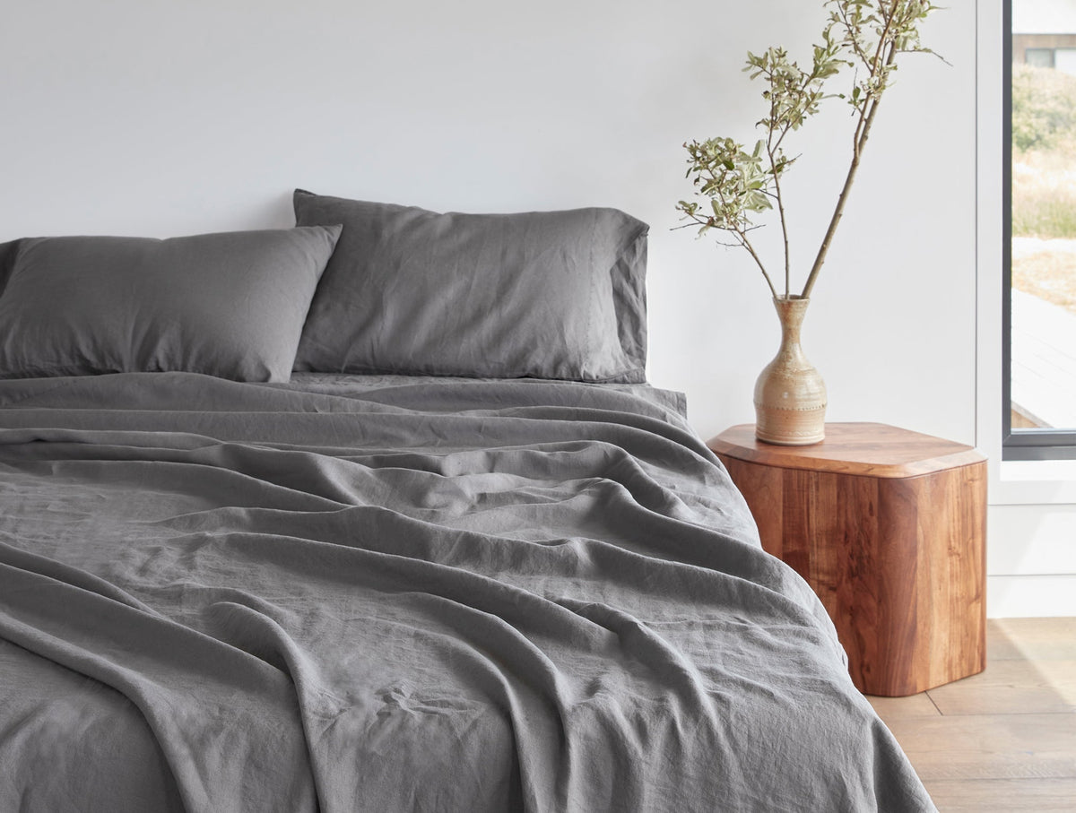 Organic Relaxed Linen Sheet Set - Renewed
