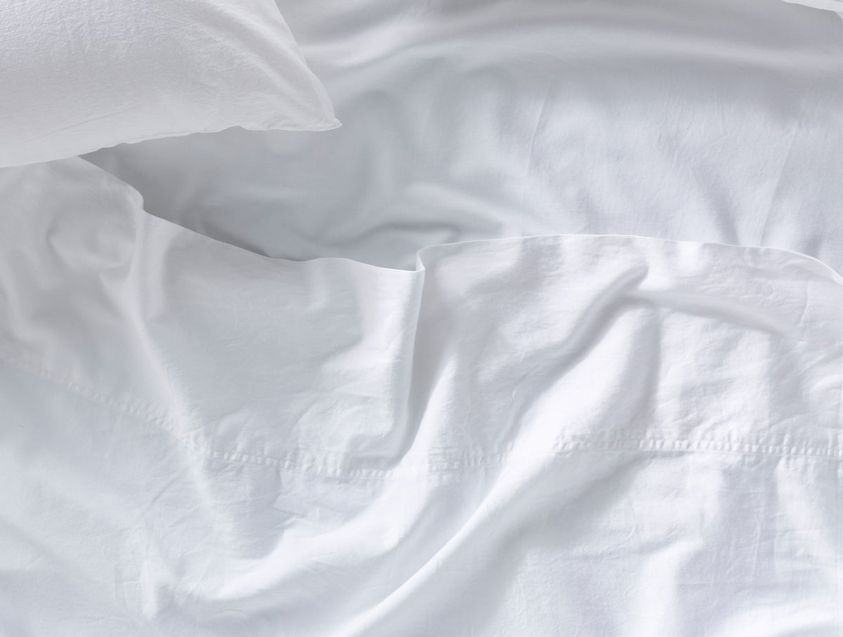 Cloud Soft Organic Sateen Flat Sheets - Renewed