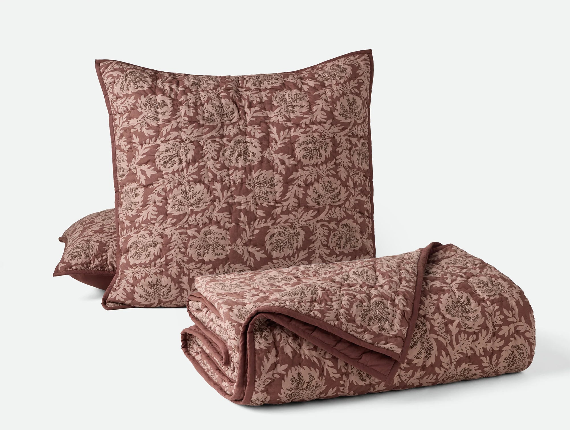 Robles Handstitched Organic Quilt Set