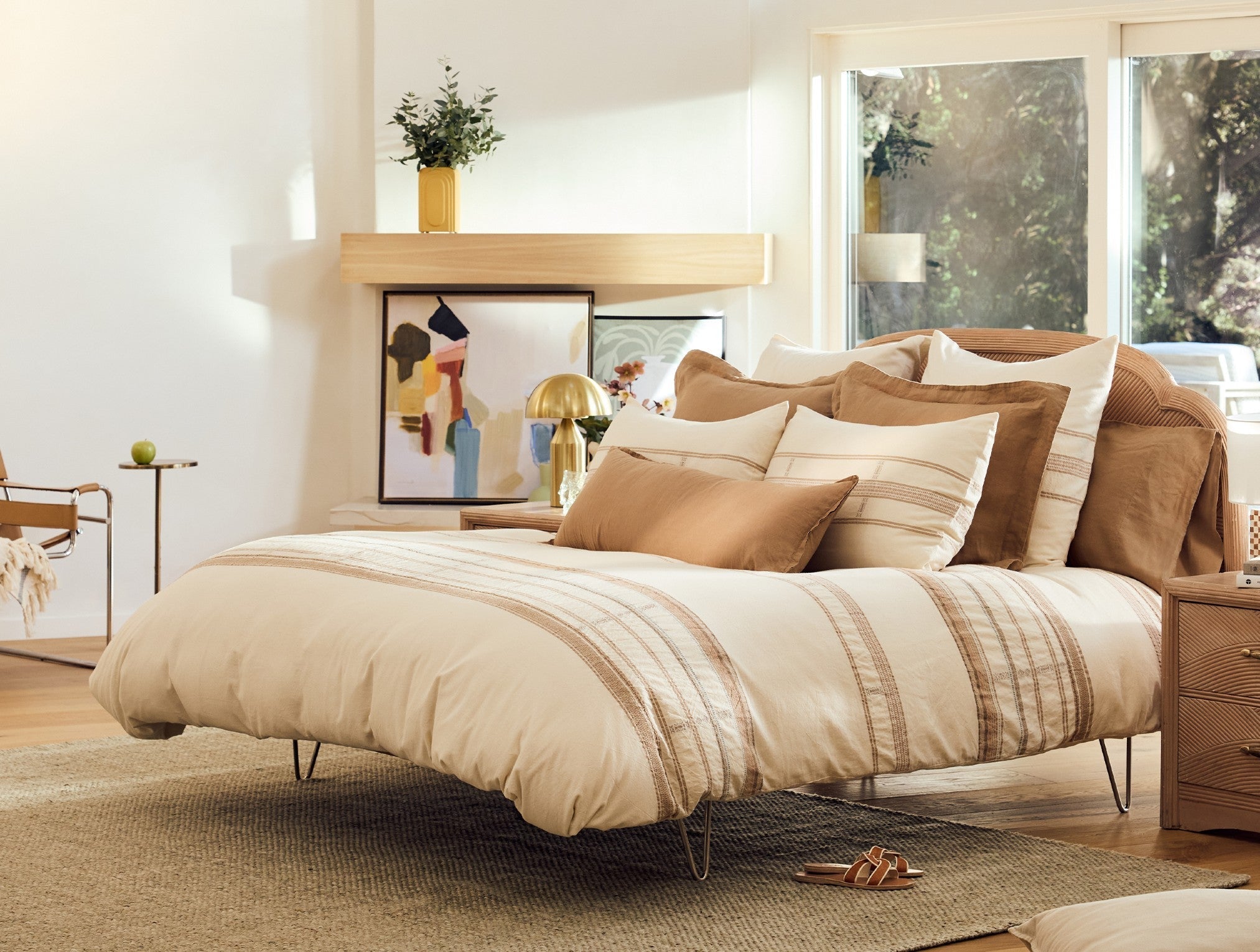 Bodega Bay Organic Duvet Cover - Full/Queen - Thumbnail 4