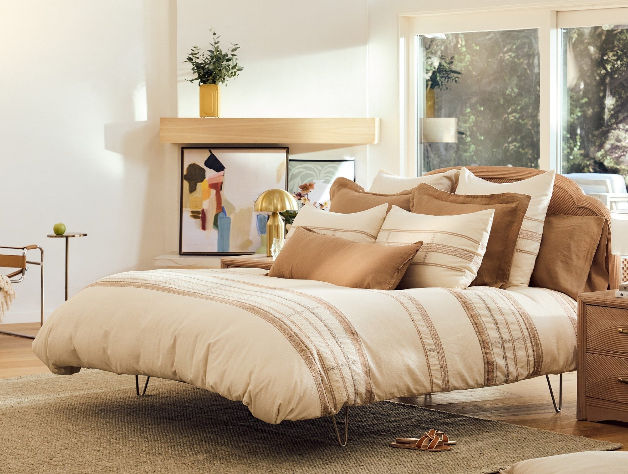 Organic Relaxed Linen Lumbar Pillow Cover 