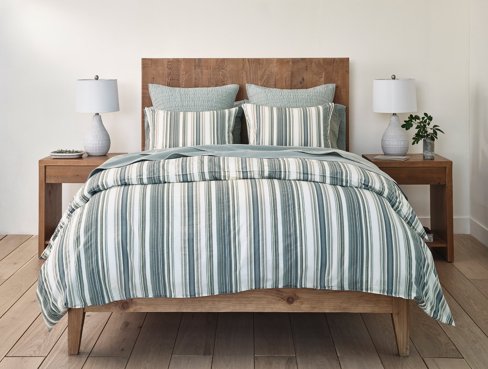 Coastal Organic Duvet Cover 