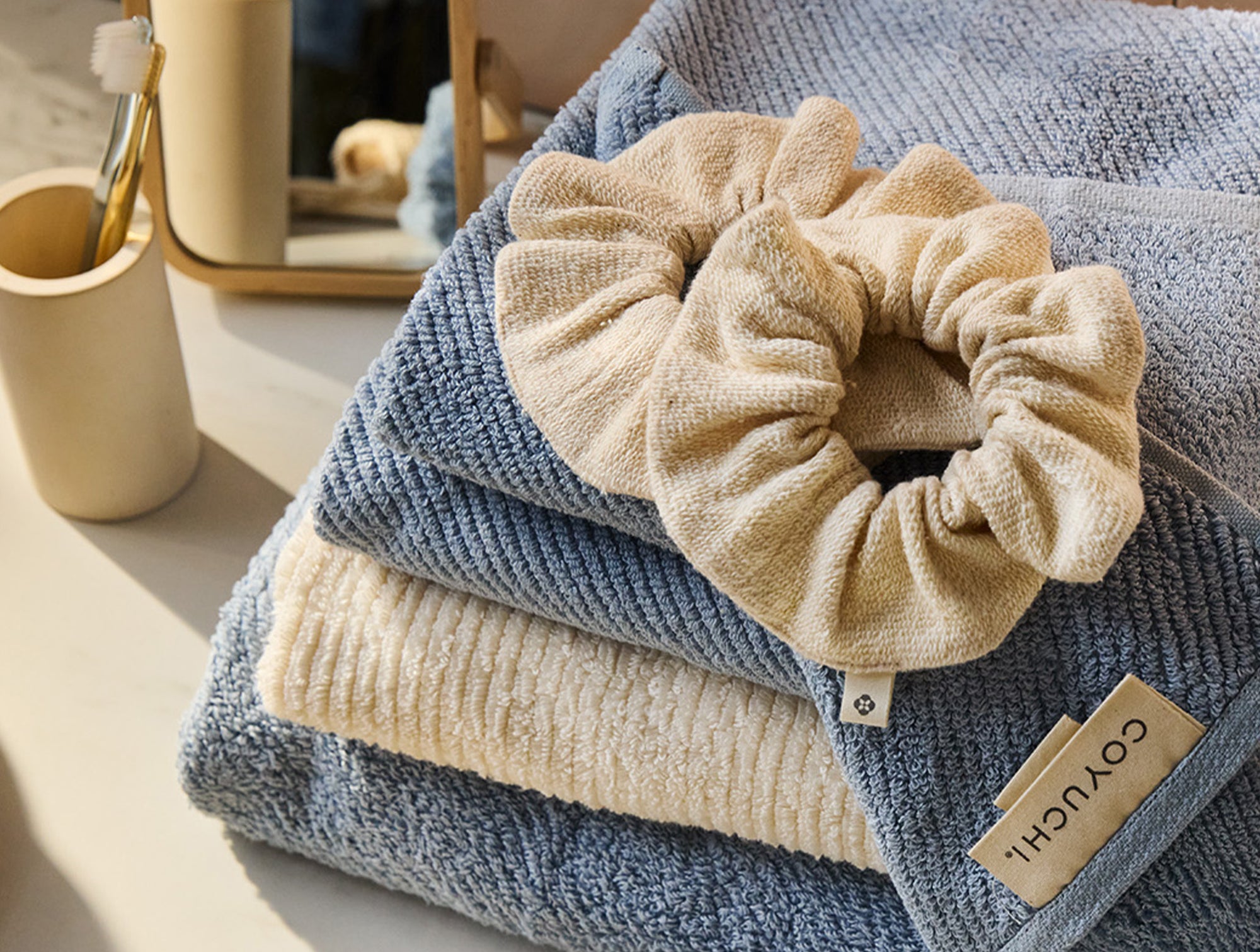 Bare Organic Scrunchy, Set Of 3
