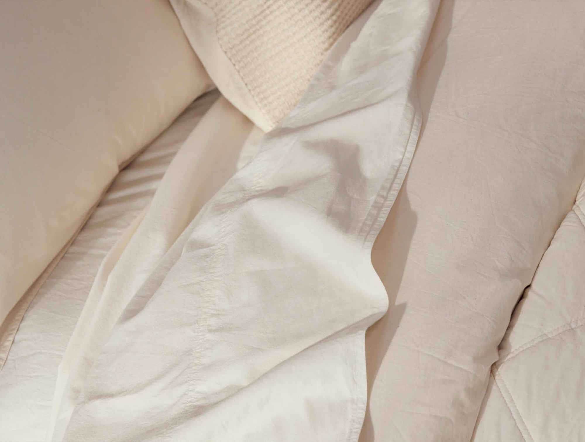 Organic Crinkled Percale™ Sheet Set