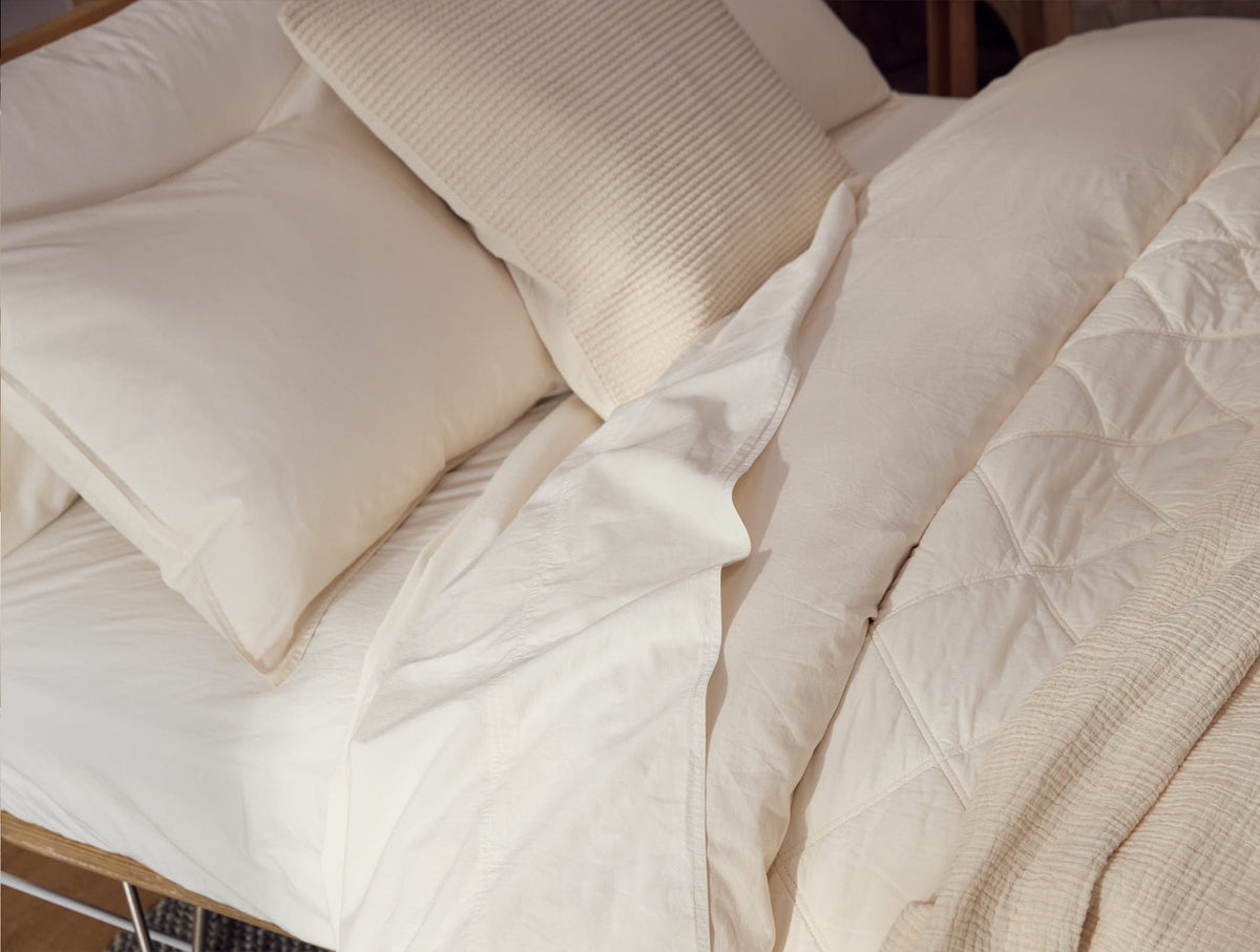 Organic Crinkled Percale™ Sheet Set - Renewed
