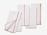 Organic Print Percale Napkins, Set of 4