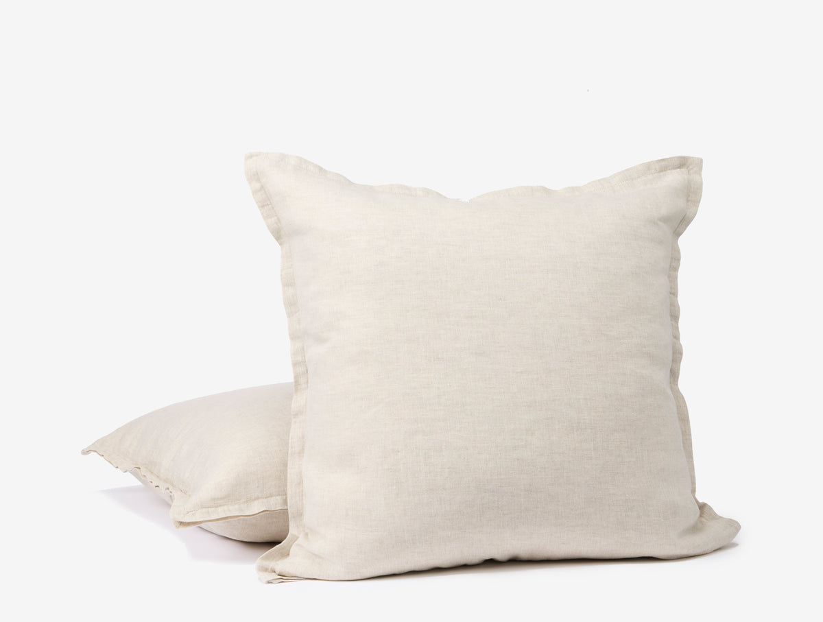 Organic Relaxed Linen Decorative Pillow Cover - Renewed