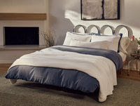 Cascade Organic Matelasse Coverlet - Renewed