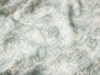 Balboa Organic Matelasse Print Throw - Coyuchi 
