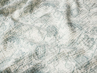 Balboa Organic Matelasse Print Throw - Coyuchi 