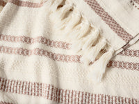 Bonita Organic Throw + Decorative Pillow Cover Set