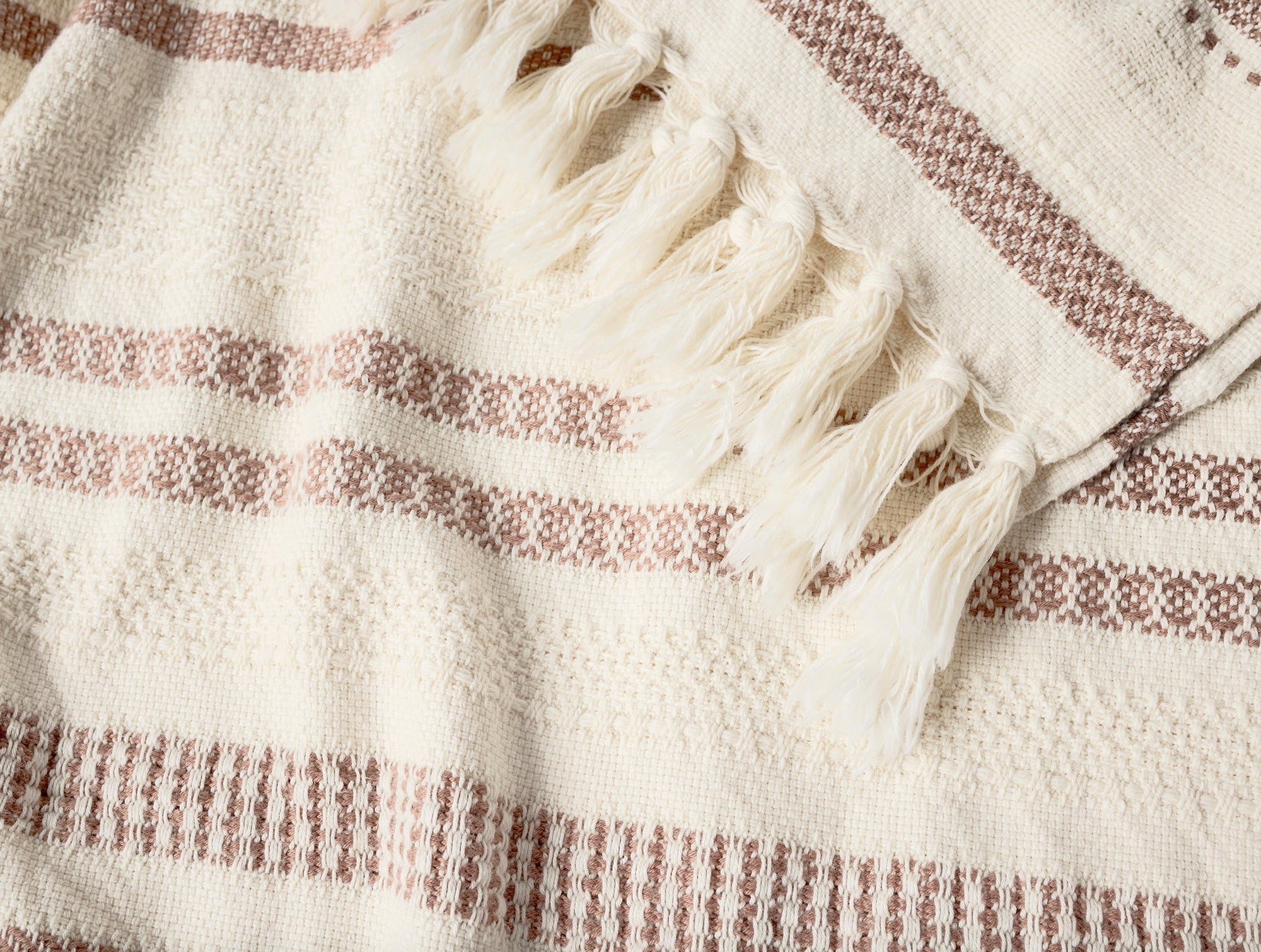 Bonita Organic Throw + Decorative Pillow Cover Set