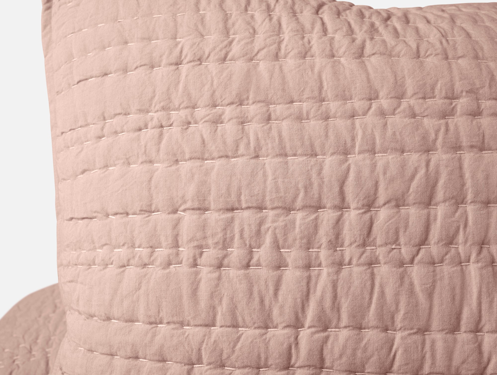 Channel Handstitched Organic Sham - Coyuchi 