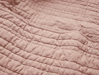 Channel Handstitched Organic Quilt