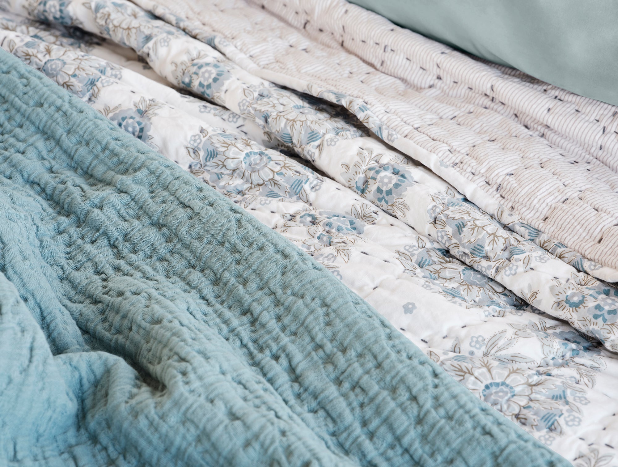 Pescadero Matelasse Organic Blanket