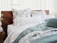 Flores Handstitched Organic Sham - Coyuchi 