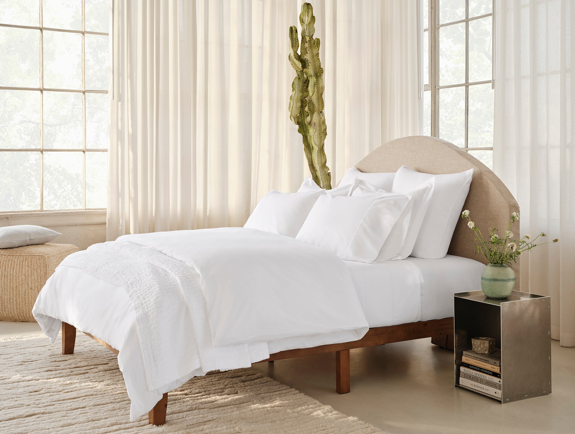 Floret Embroidered Organic Sheet Set - Coyuchi 