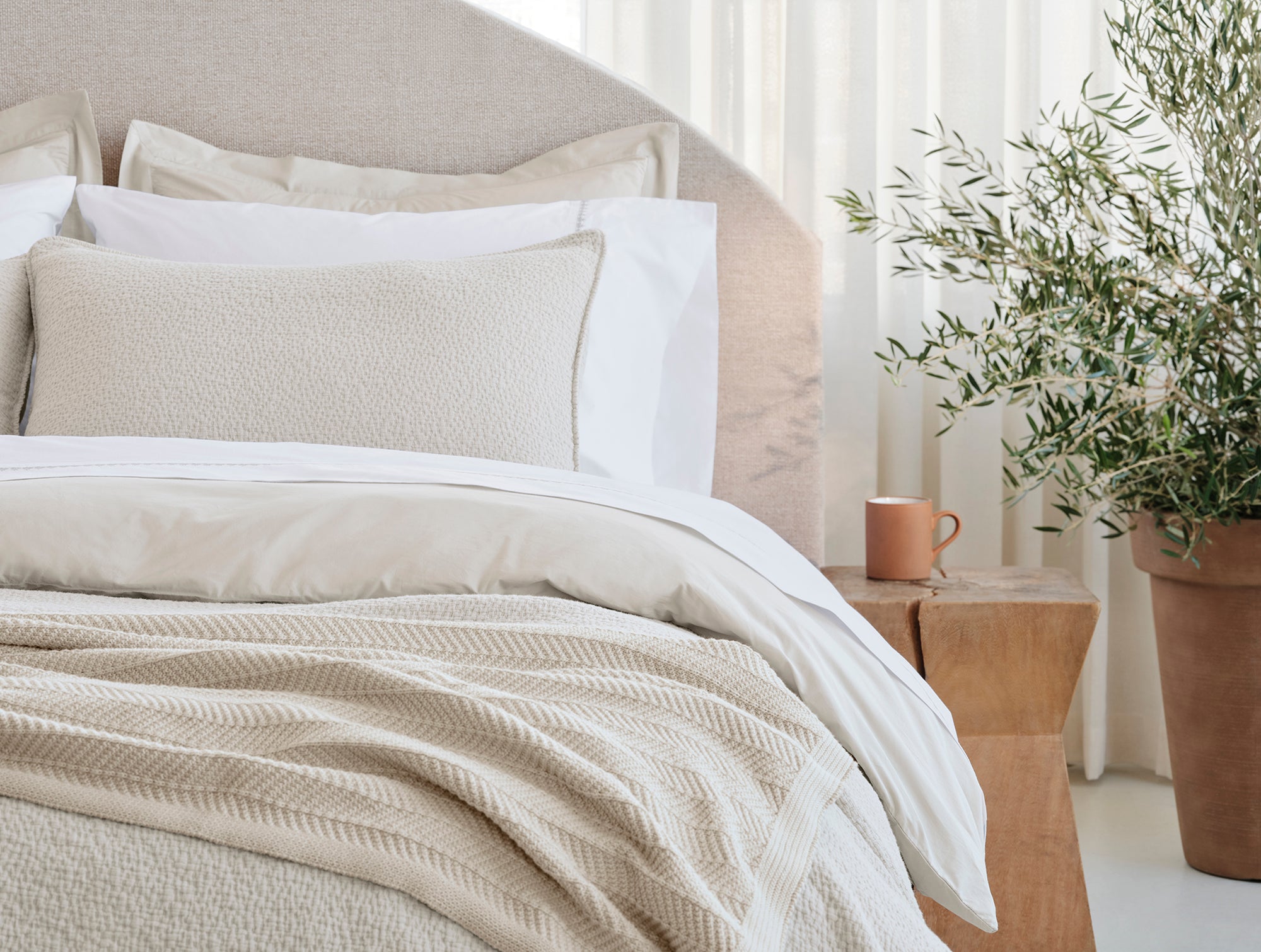 Floret Embroidered Organic Sheet Set - Coyuchi 