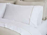 Floret Embroidered Organic Pillowcases - Coyuchi 