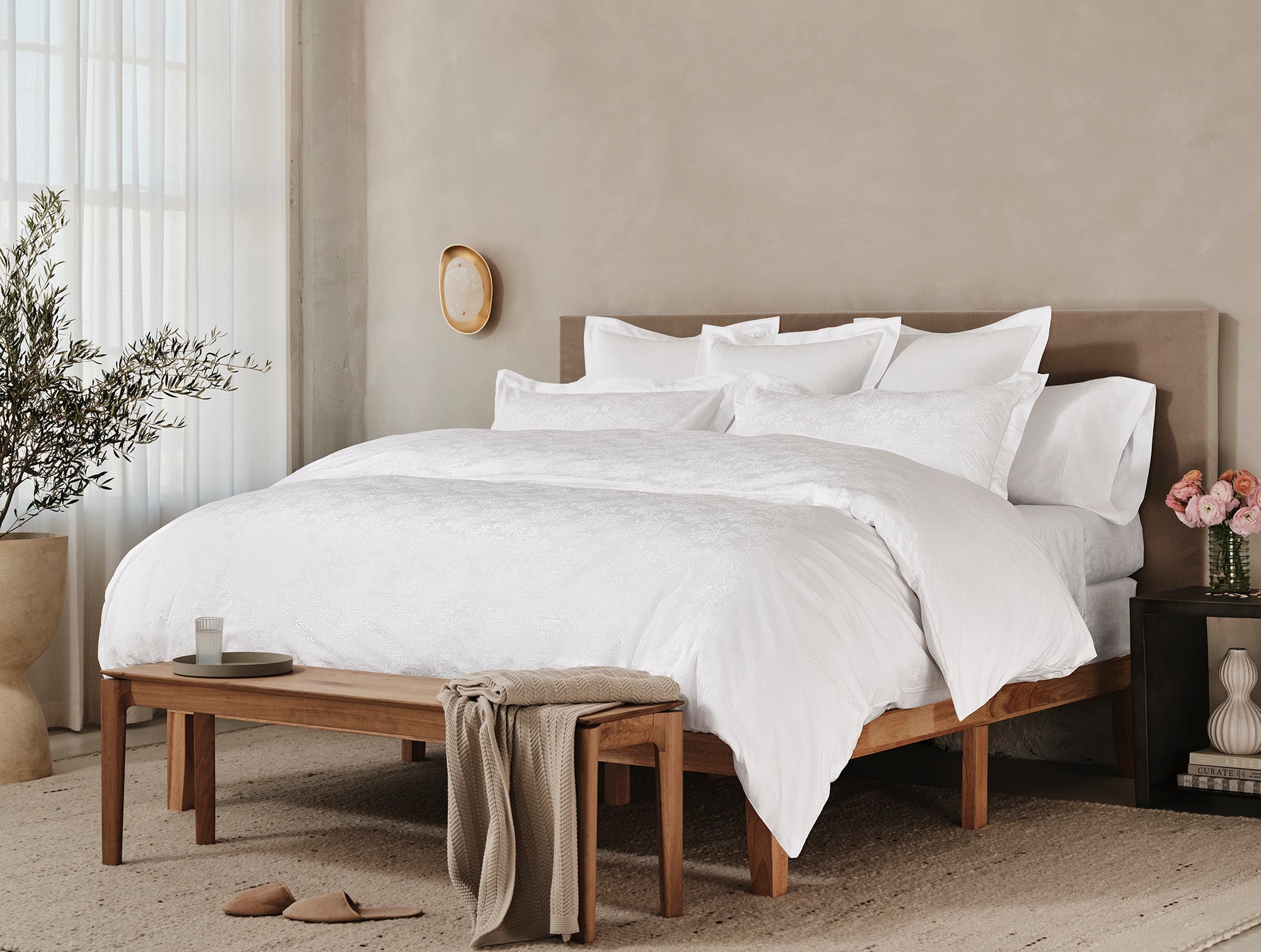Heirloom Organic Jacquard Sheet Set - Coyuchi 