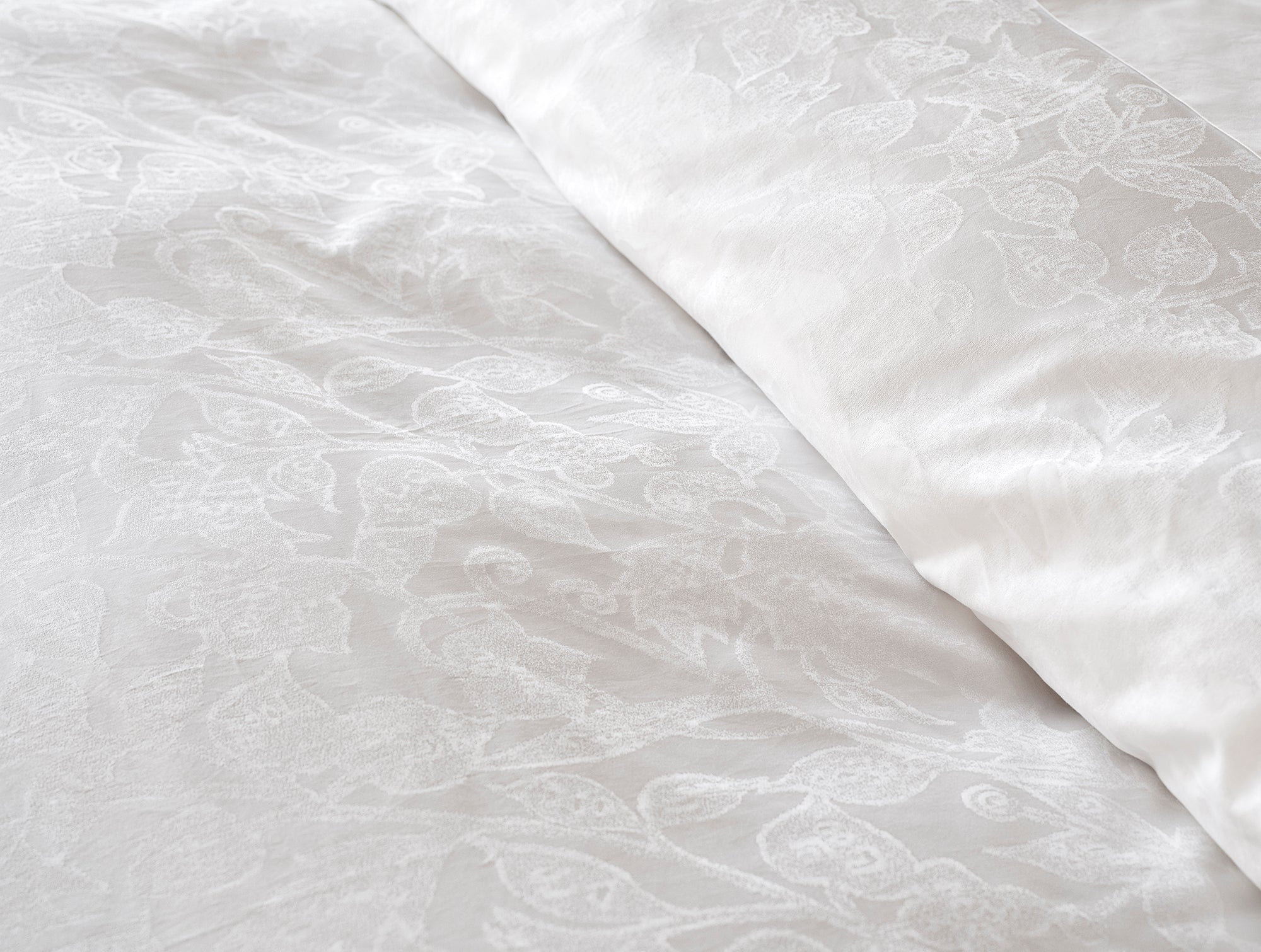 Heritage Organic Jacquard Duvet Cover - Coyuchi 