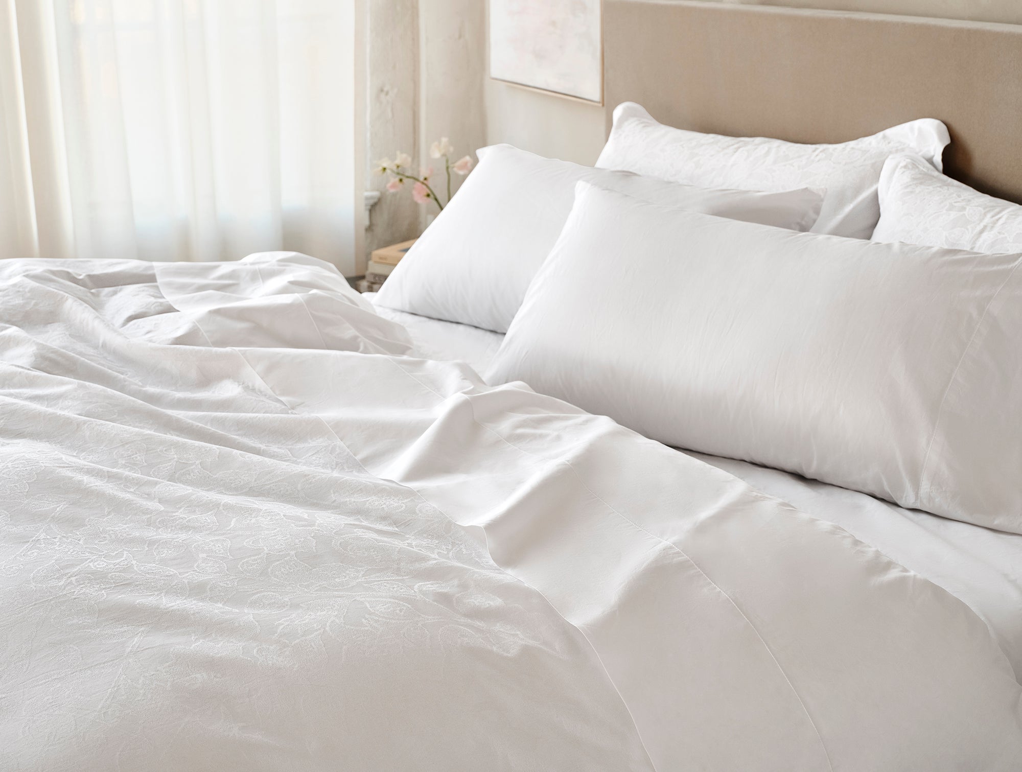 Heritage Organic Jacquard Duvet Cover - Coyuchi 