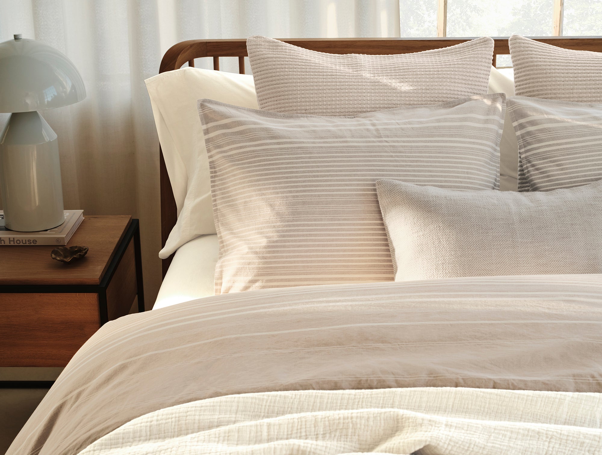 Little Sur Stripe Organic Duvet Set