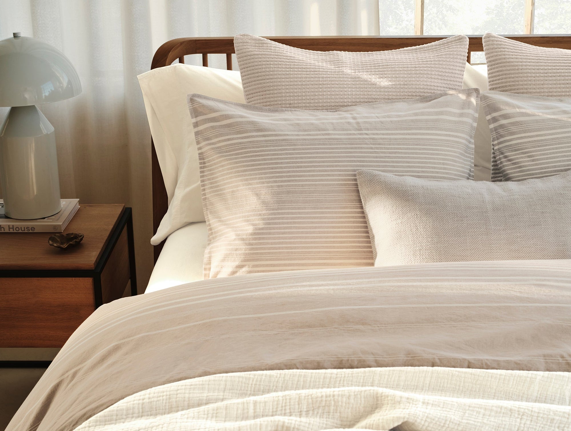 Little Sur Stripe Organic Duvet Set - Coyuchi 