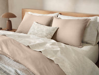 Marguerite Organic Print Decorative Pillow Cover - Coyuchi 