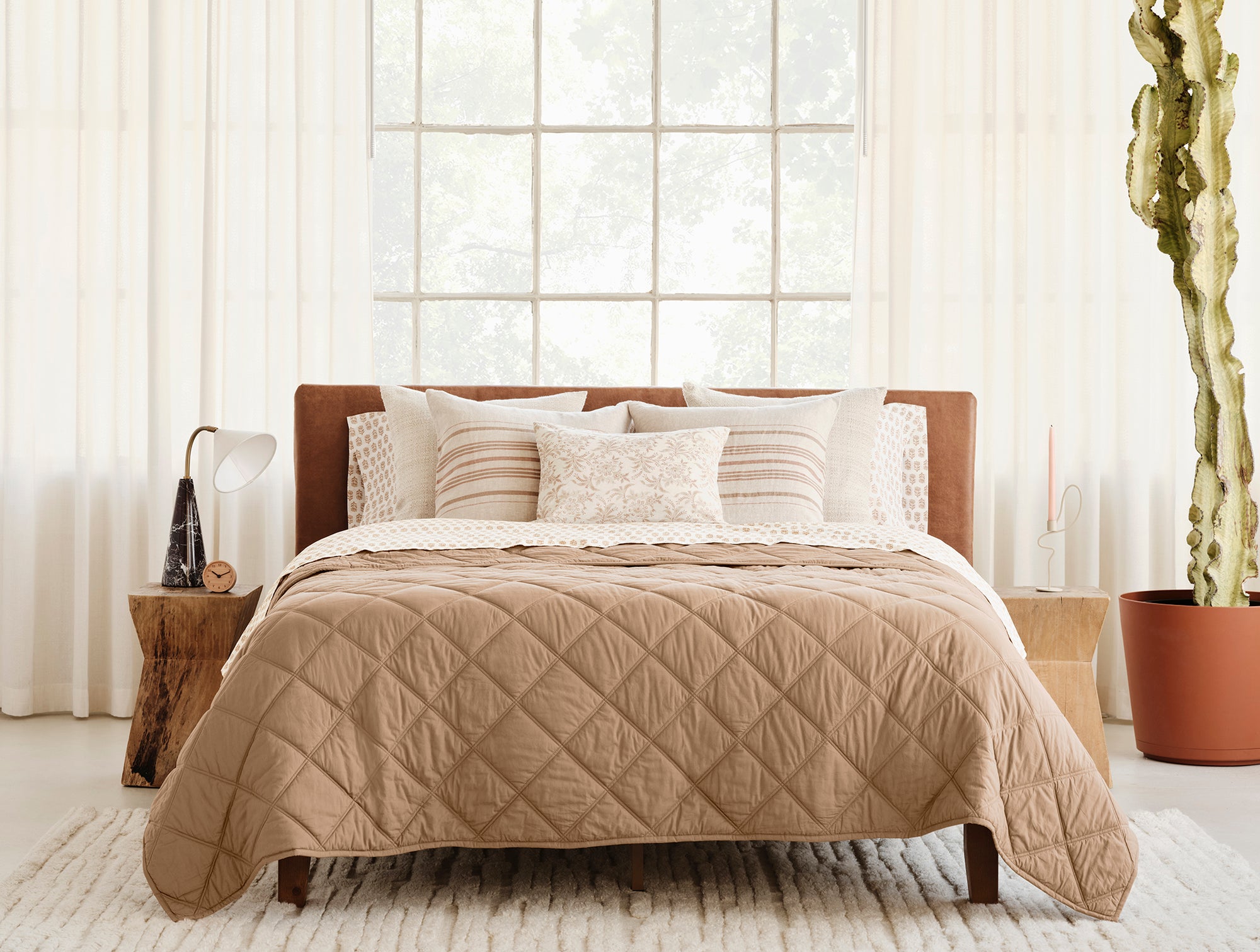 Organic Print Percale Sheet Set - Coyuchi 