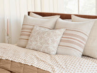 Marguerite Organic Print Decorative Pillow Cover - Coyuchi 