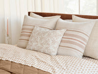 Marguerite Organic Print Decorative Pillow Cover + Pillow Insert Set