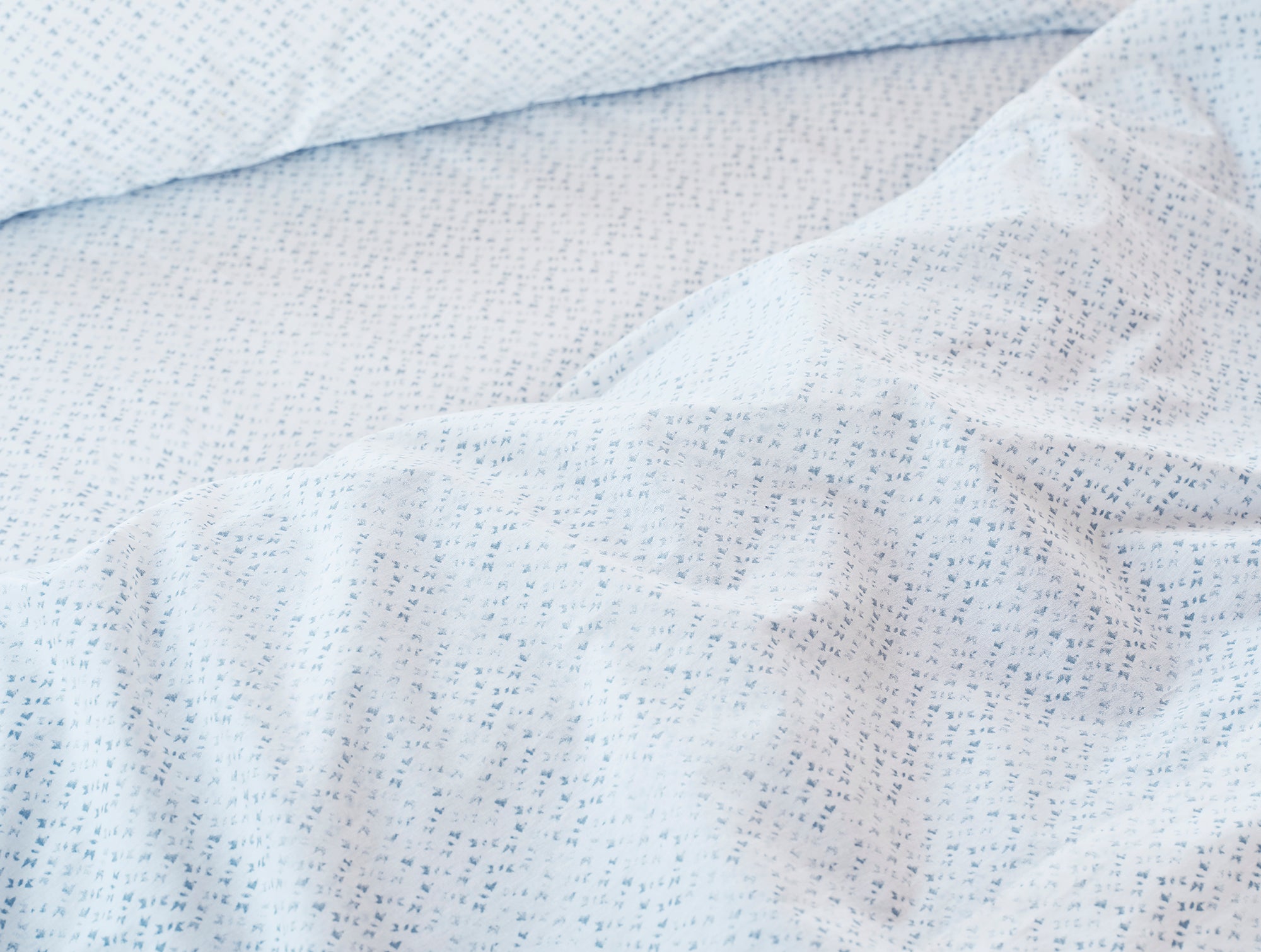 Organic Print Percale Sheet Set