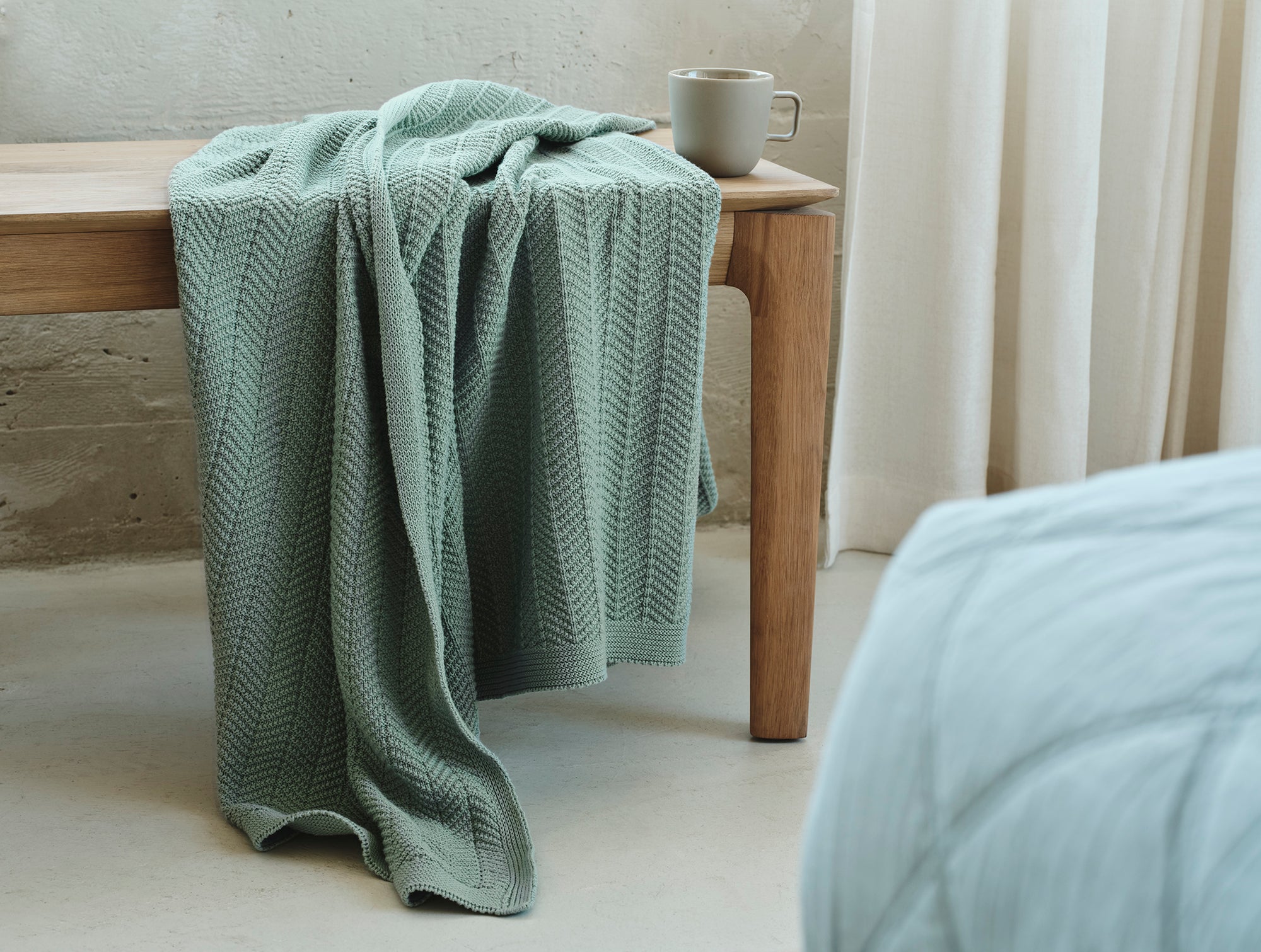 Hermosa Organic Knit Throw - Coyuchi 