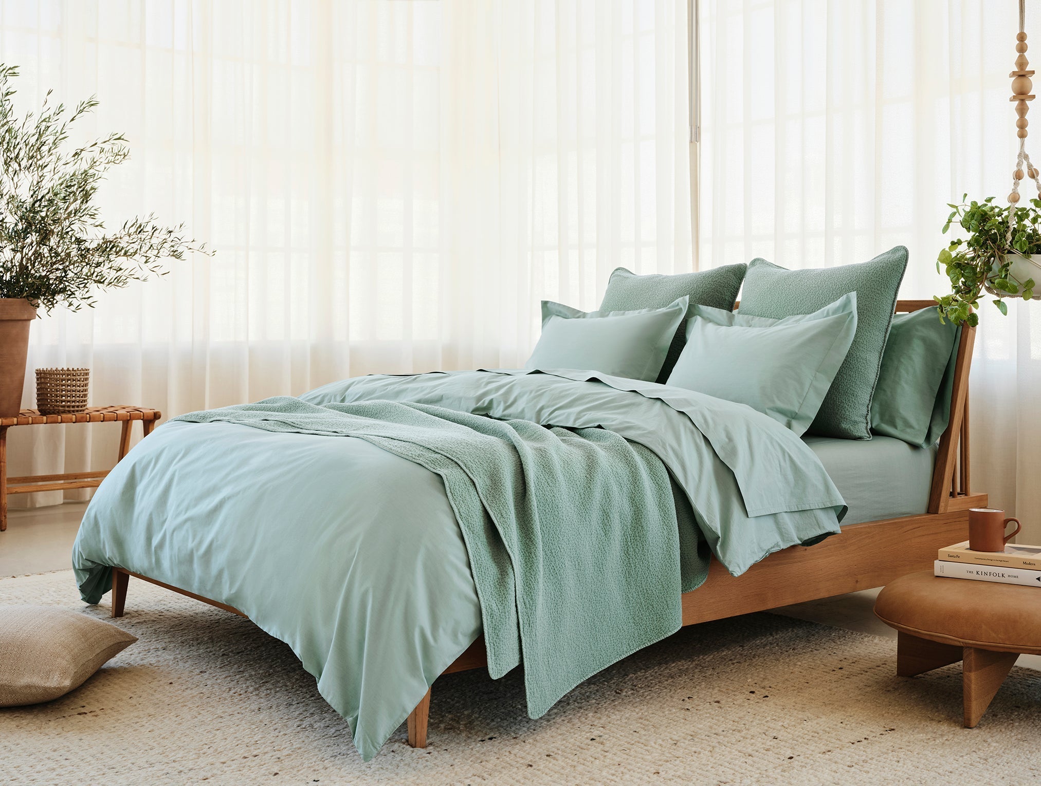 Coyuchi Cascade Matelasse Blanket - Thumbnail 3