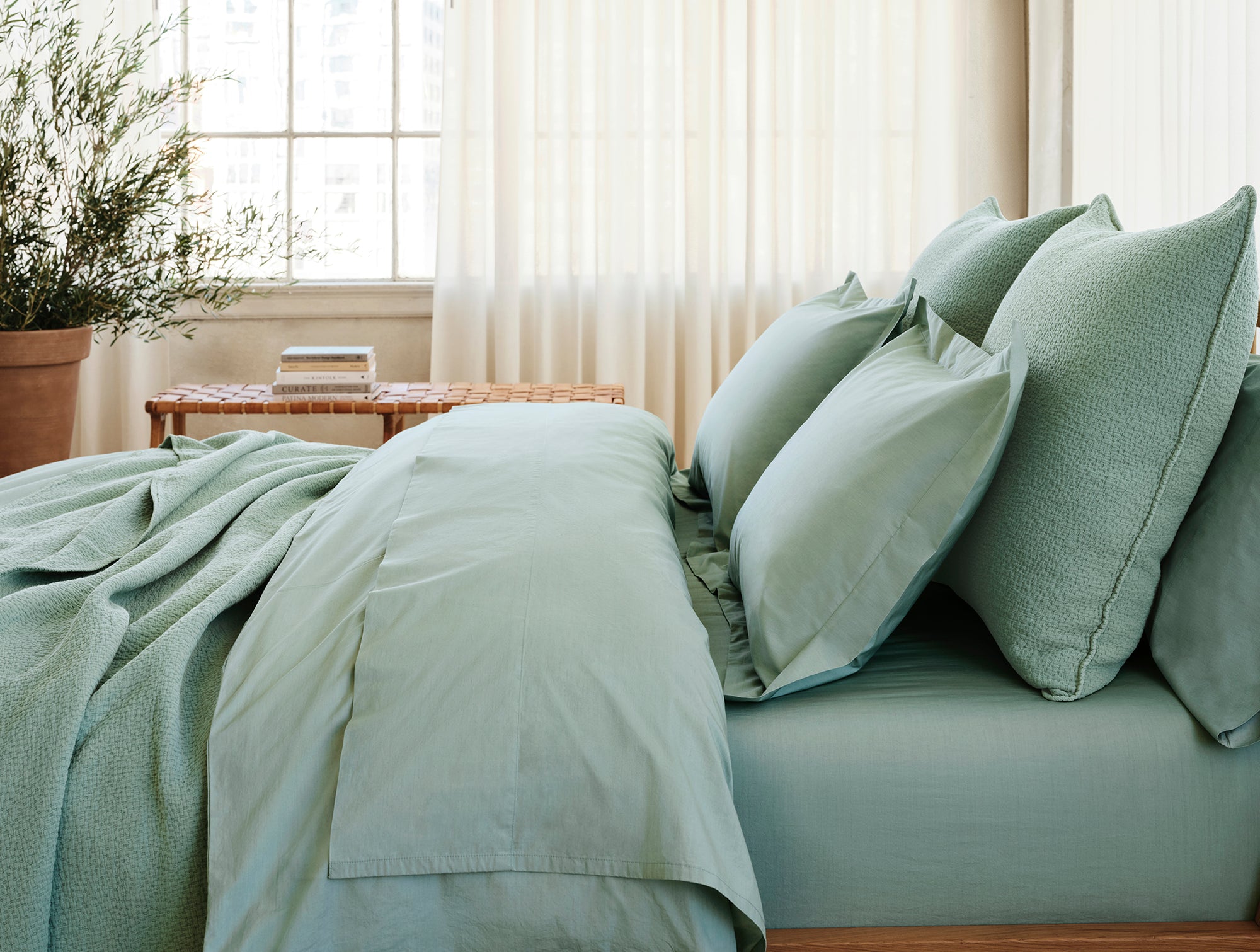 Refined Organic Percale Complete Bed Bundle