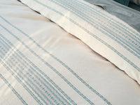 Rippled Stripe Organic Duvet Cover