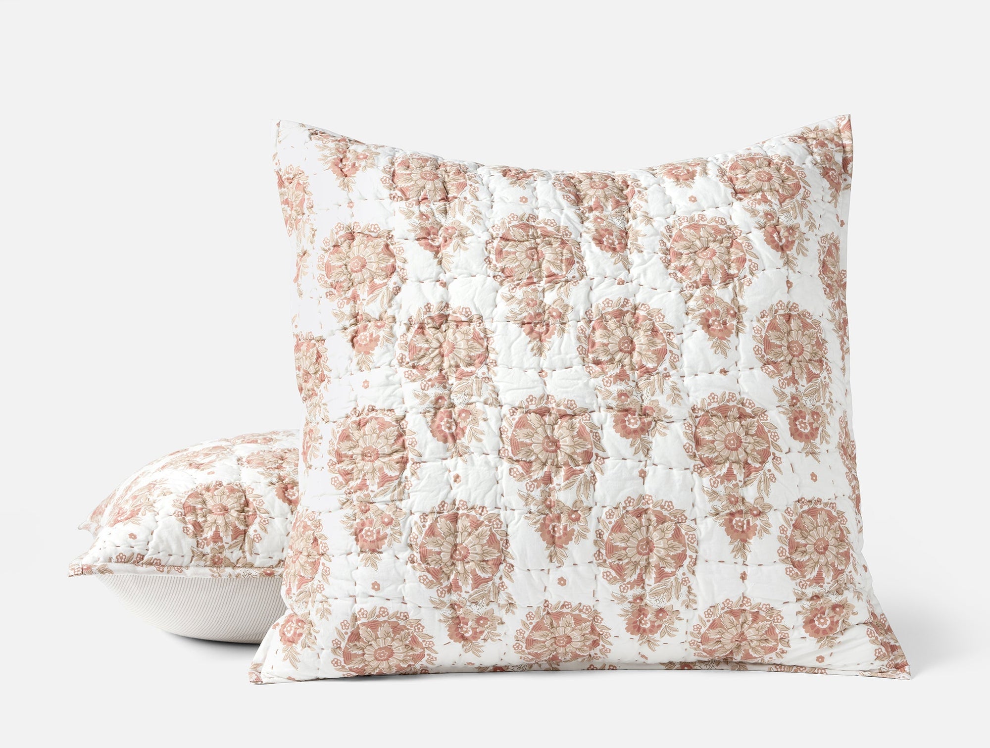 Flores Handstitched Organic Sham - Coyuchi 