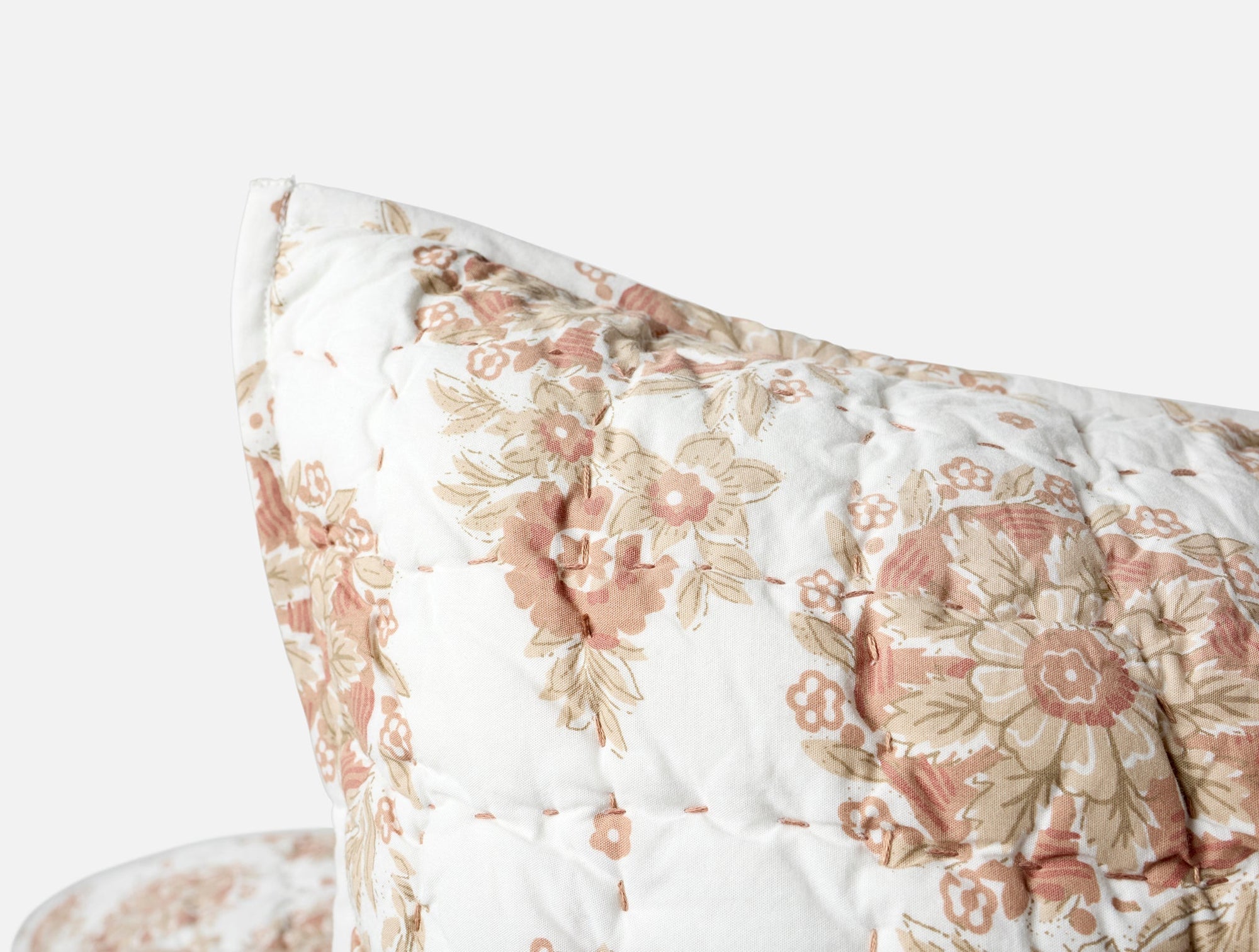 Flores Handstitched Organic Sham - Coyuchi 