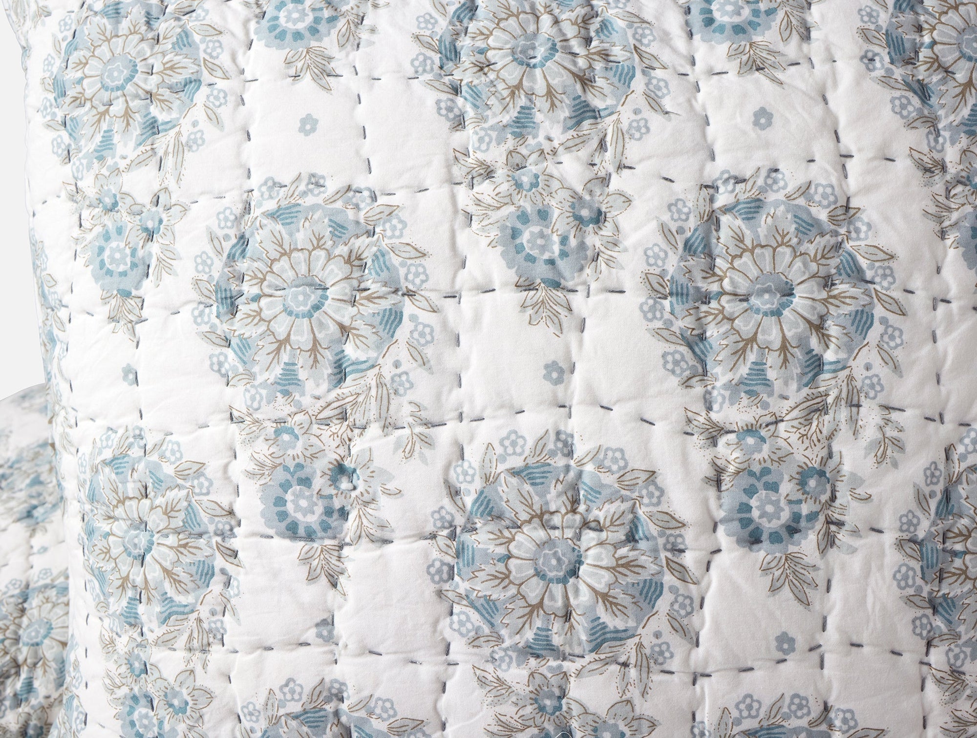Flores Handstitched Organic Sham - Coyuchi 