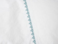 Floret Embroidered Organic Sheet Set - Coyuchi 